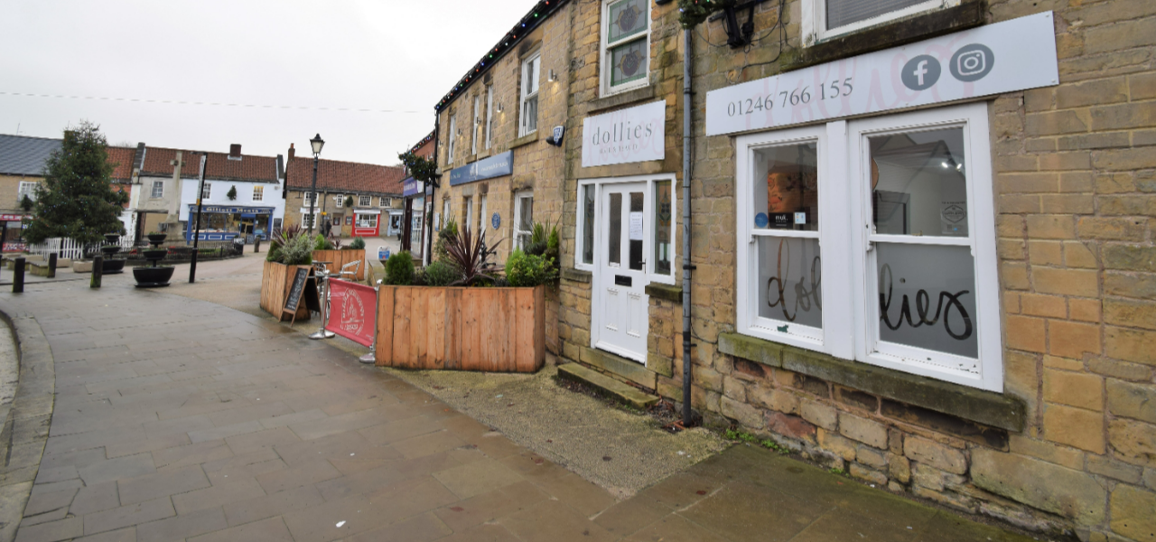 Bolsover shops in the market place